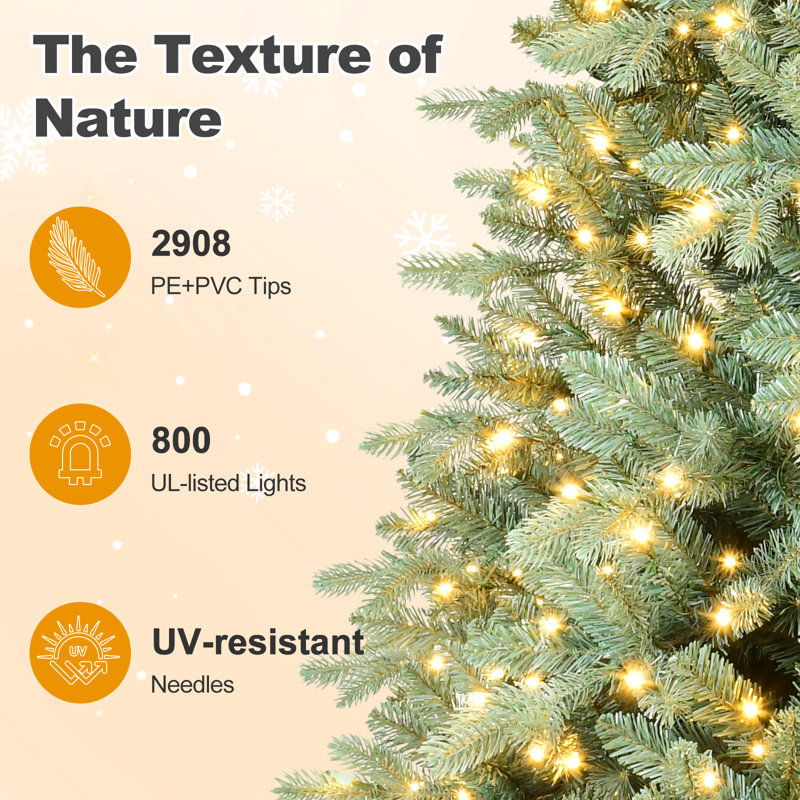Birch Lane™ Pre-Lit Spruce Christmas Tree & Reviews | Birch Lane